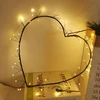 LED Lempa - Modee C4031 60LED Širdis Šiltai Balta 30 cm