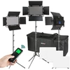 LED lempa - Viltrox VL S50T trigubas rinkinys