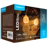 LED Lemputės - Modee ML-C1015 1,35 m Šiltai Baltos 10 LED Sniego Senio Girlianda