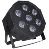 LED Prožektorius - Light4Me TRI PAR Basic 7x9 70W DMX Juodas
