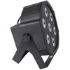 LED Prožektorius - Light4Me TRI PAR Basic 7x9 70W DMX Juodas