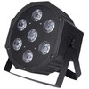 LED Prožektorius - Light4Me TRI PAR Basic 7x9 70W DMX Juodas