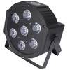 LED Prožektorius - Light4Me TRI PAR Basic 7x9 70W DMX Juodas