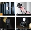 LED Šviesa - K&amp;F Concept KF34.035 2500-9900K 2000mAh Įkraunama 40 LED