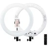 LED Žiedinė Šviesa - MITOYA MTY-18C 50W 2700-6500K Balta 45cm