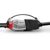 Lindy Adapteris - 4 vnt. 150mm Nerūdijančio Plieno Juodas Tvirtinimas