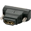 Adapteris - LINDY HDMI F/M į DVI-D M Adapteris, 1920x1200, Auksiniai Kontaktai, Juodas