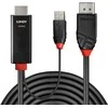 Adapteris - LINDY HDMI į DisplayPort Adapterio Kabelis, 4K60Hz, 3 m, Juodas