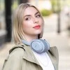Belaidės Ausinės - LINDY Belaidės Aktyvios Triukšmo Slopinimo Ausinės Premium, LH500XW, 30h Baterija, Pilkos