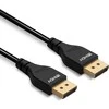 DisplayPort Kabelis - LINDY Slim DisplayPort 1.4 Kabelis, 3 m, Juodas