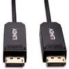 DisplayPort Kabelis - LINDY Šviesolaidinis Hibridinis DisplayPort 2.0 UHBR10 Kabelis, M/M, 40 m, Juodas
