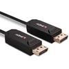 DisplayPort Kabelis - LINDY Šviesolaidinis Hibridinis DisplayPort 2.0 UHBR10 Kabelis, M/M, 40 m, Juodas