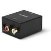 Garso Adapteris - LINDY TosLink ir Bendraašis į Phono DAC Adapteris, 24-bit/96KHz, Juodas