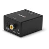 Garso Adapteris - LINDY TosLink ir Bendraašis į Phono DAC Adapteris, 24-bit/96KHz, Juodas