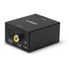 Garso Adapteris - LINDY Phono į TosLink ir Bendraašis ADC Adapteris 24-bit/48KHz, Juodas