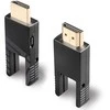 HDMI Laidas - LINDY Šviesolaidinis Hibridinis Micro-HDMI 4K60 Laidas, 18Gbps, Atsparus Micro-HDMI, HDMI, DVI, 30 m, Juodas