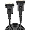 HDMI Laidas - LINDY Šviesolaidinis Hibridinis Micro-HDMI 4K60 Laidas, 18Gbps, Atsparus Micro-HDMI, HDMI, DVI, 40 m, Juodas