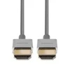 HDMI Laidas - LINDY HDMI Plonas Laidas, M/M, Ultra Didelės Spartos, 48Gbps, 7680x4320@60Hz, 1 m, Pilkas