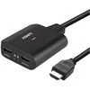 HDMI Skirstytuvas - LINDY 2 Prievadų HDMI Skirstytuvas, 4K60, 18Gbps, Atstatymo Mygtukas, Juodas