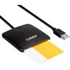 Išmanusis Kortelių Skaitytuvas - LINDY USB 2.0 Išmanusis Kortelių Skaitytuvas, Juodas