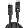 Lindy Laido - 100m Pluoštinis Hibridinis Mini DisplayPort 1.4 7680x4320@60Hz Išimami Jungtys