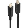 Pluoštinis Optinis Kabelis - LINDY Pluoštinis Optinis Hibridinis Mini DisplayPort 1.4 Kabelis, 7680x4320@60Hz, 20 m, Juodas