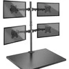 Monitorių Laikiklis - LINDY Quad Ekranas Bracket 4x17''-28'', Maks. 7kg, Juodas