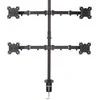 Monitorių Laikiklis - LINDY Quad Ekranas Bracket 4x17''-28'', Maks. 7kg, Juodas