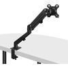 Monitorių Laikiklis - LINDY Viengubas Stalo Laikiklis Monitoriui, Ekranų Laikiklis 17-27", 9kg, Juodas
