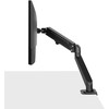 Monitorių Laikiklis - LINDY Viengubas Stalo Laikiklis Monitoriui, Ekranų Laikiklis 17-27", 9kg, Juodas