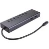 Nešiojamojo Kompiuterio Mini Dokavimo Stotis - LINDY DST-Mini Duo, USB-C Dokas, 2x 4K HDMI, PD 100W, Gigabit Ethernet