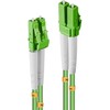 Pluoštinis Optinis Kabelis - LINDY Pluoštinis Optinis Kabelis LC/LC, 50/125µm, OM5, LSZH, 100Gbps, 10 m, Žalias