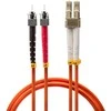 Lindy Pluoštinis Laidas - LC/ST OM2 50/125µm Multimode 3m LS0H