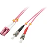 Lindy Pluoštinis Laidas - LC/ST OM4 5m 50/125µm Multimode