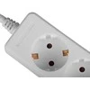Ilgiklis - LINDY 3 Lizdų Schuko Prailgintuvas, 3500W, 250VAC, 1.4 m, Baltas