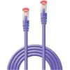 Tinklo Kabelis - LINDY 3m Cat.6 S/FTP 250MHz Varis RJ45 M/M Purpurinis