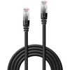 Tinklo Kabelis - LINDY Cat.6 S/FTP LSZH Tinklo Kabelis, RJ45, M/M, 250MHz, 26AWG, 0.5 m, Juodas