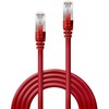 Tinklo Kabelis - LINDY Cat.6 S/FTP LSZH Tinklo Kabelis, RJ45, M/M, 250MHz, 26AWG, 10 m, Raudonas