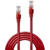 Tinklo Kabelis - LINDY Cat.6 S/FTP LSZH Tinklo Kabelis, RJ45, M/M, 250MHz, 26AWG, 15 m, Raudonas