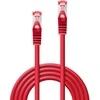 Tinklo Kabelis - LINDY Cat.6 S/FTP Tinklo Kabelis, RJ45, M/M, 250MHz, 28AWG, 1.5 m, Raudonas