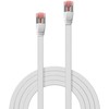 Tinklo Kabelis - LINDY Cat.6 U/FTP Plokščias Tinklo Kabelis, RJ45, M/M, 250MHz, 32AWG, 1 m, Baltas