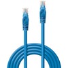Tinklo Kabelis - LINDY Cat.6 U/UTP Tinklo Kabelis, RJ45, M/M, 250MHz, CCA, 10 m, Mėlynas