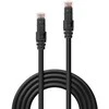 Tinklo Kabelis - LINDY Cat.6 U/UTP LSZH Tinklo Kabelis, RJ45, M/M, 250MHz, 26AWG, 1 m, Juodas