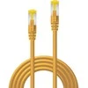 Tinklo Kabelis - LINDY RJ45 S/FTP LSZH Tinklo Kabelis, Cat.6A Kištukas, Cat.7 Neapdirbtas Kabelis, 0.3 m, Geltonas
