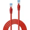 Tinklo Kabelis - LINDY Cat.6A S/FTP LSZH Tinklo Kabelis, RJ45, M/M, 500MHz, 0.5 m, Raudonas