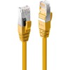 Tinklo Kabelis - LINDY Cat.6A S/FTP LSZH Tinklo Kabelis, RJ45, M/M, 500MHz, 10 m, Geltonas