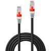 Tinklo Kabelis - LINDY Cat.6A S/FTP LSZH Tinklo Kabelis, RJ45, M/M, 500MHz, 26AWG, 50 m, Juodas