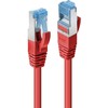 Tinklo Kabelis - LINDY Cat.6A S/FTP LSZH Tinklo Kabelis, RJ45, M/M, 500MHz, 7.5 m, Raudonas