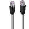 Tinklo Kabelis - LINDY Cat.6A U/FTP LSZH Tvirto Pagrindo Tinklo Kabelis, RJ45, M/M, 500MHz, 50 m, Pilkas