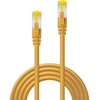 Tinklo Kabelis - LINDY RJ45 S/FTP LSZH Tinklo Kabelis, Cat.6A Jungtis, Cat.7 Raw, M/M, 0.5 m, Geltonas
